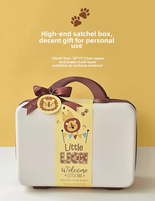 Baby Gift Box Set, Knitted Sweater, Little Leo, Spring and Autum