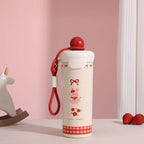 Insulation Cup Suitable for Students and Children Cartoon Floating Ball Stainless Steel Insulation Cup