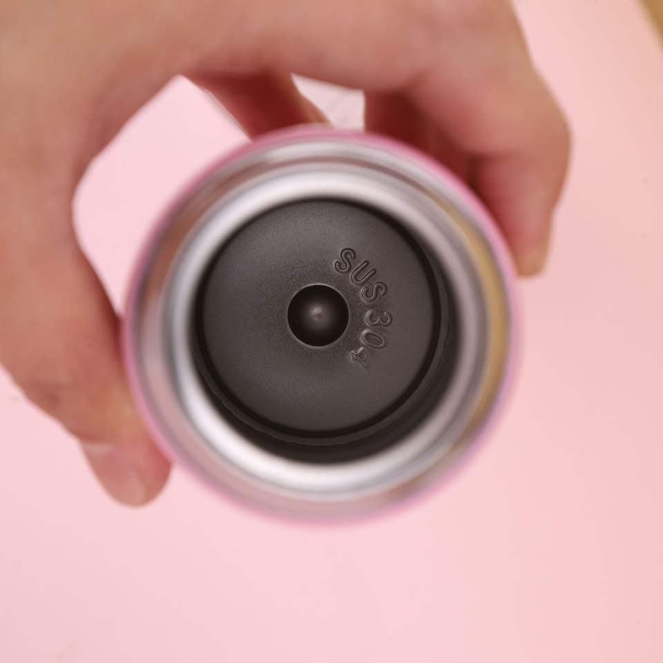 Mini Stainless Steel Bounce Mug Set Children's Cartoon Portable Vacuum Bottle for Back to School