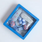 Popular Little Princess Colorful Macaron Hair Clip Hair Accessory Set Children's Birthday Gift Small Rubber Band Jewelry Gift Box