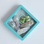 Popular Little Princess Colorful Macaron Hair Clip Hair Accessory Set Children's Birthday Gift Small Rubber Band Jewelry Gift Box