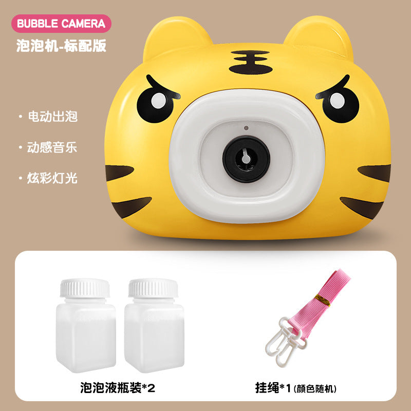 Bubble Machine Automatic Bubble Blowing Camera Shape Kidsren's Toy