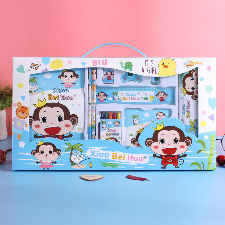 Soododo 2025 Eco-Friendly Cute Stationery Set Creative Kids Pencil Gift for School and Office