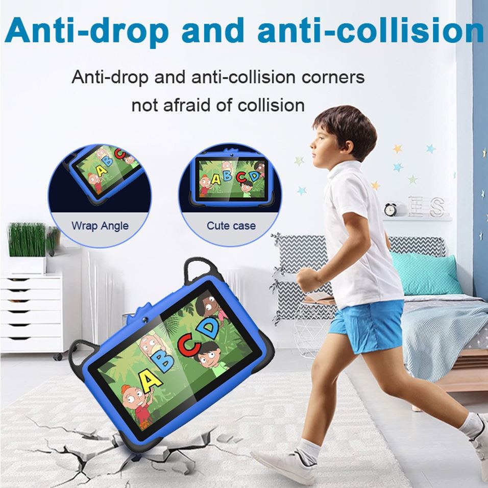 OEM 1+16g MTK Chip 7'' 7 Inch Kid Learning App IWawa Pre-installed Quad-core Android Tablet PC for Education