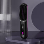 Portable Wireless Hair Straightening Tool Household Anion Comb That Doesn't Hurt Hair USB Power Source for Travel Hairdressing
