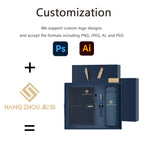 Custom Logo Leather Notebook Stainless Steel Tumbler USB Premium Corporate Gift Set