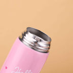 Mini Stainless Steel Bounce Mug Set Children's Cartoon Portable Vacuum Bottle for Back to School
