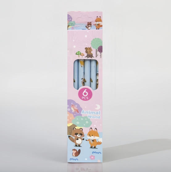 Cute Cartoon Hb Pencils for Elementary School Students, Writing Pens, Children's Pencils, Stationery Supplies, Lead-Free Writing and Learning Supplies