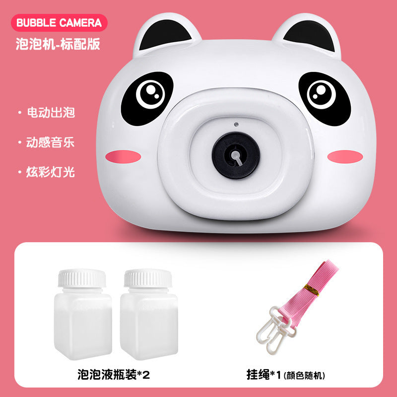 Bubble Machine Automatic Bubble Blowing Camera Shape Kidsren's Toy
