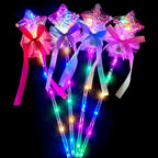 Starry Sky Ball Magic Wand Cartoon Glow Stick Flashing Wave Ball Fairy Wand Glowing Atmosphere Toy Kidsren's Small Gift