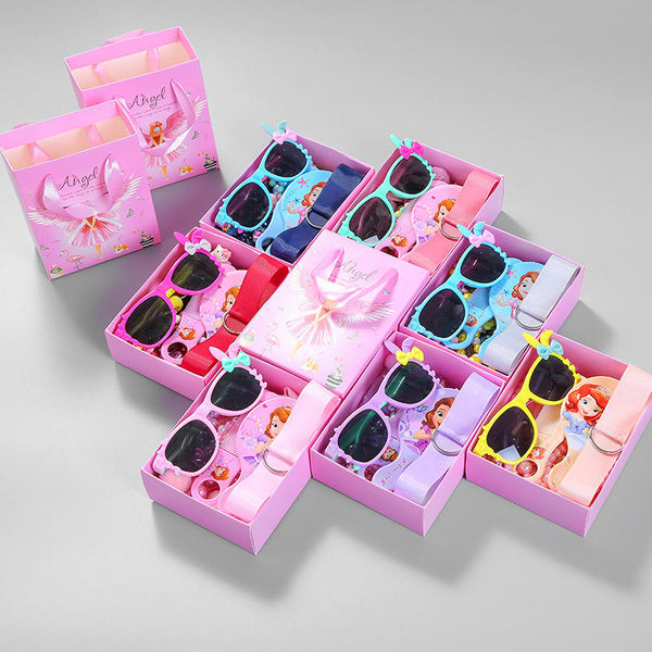 Tracy & Herry Cute Princess Hair Clips Gift Set 28pcs Hairgrips Including Sunglasses Comb Necklace Accessories for Girls