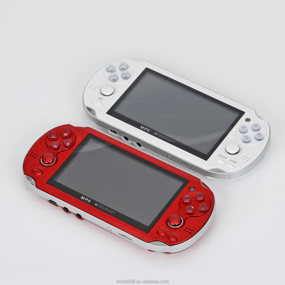 Top X7 MP5 4.3 Inch Portable 4K Retro Video Game Console Handheld Game Player Pocket Easy to Go Video Game Consoles