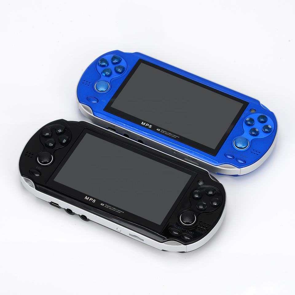 Top X7 MP5 4.3 Inch Portable 4K Retro Video Game Console Handheld Game Player Pocket Easy to Go Video Game Consoles