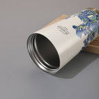 New 316 Stainless Steel Coffee Cup, Lily of the Valley Insulated Cup, High-Value Student Travel Cup, Car-Mounted Dual-Drink Straw Water Cup