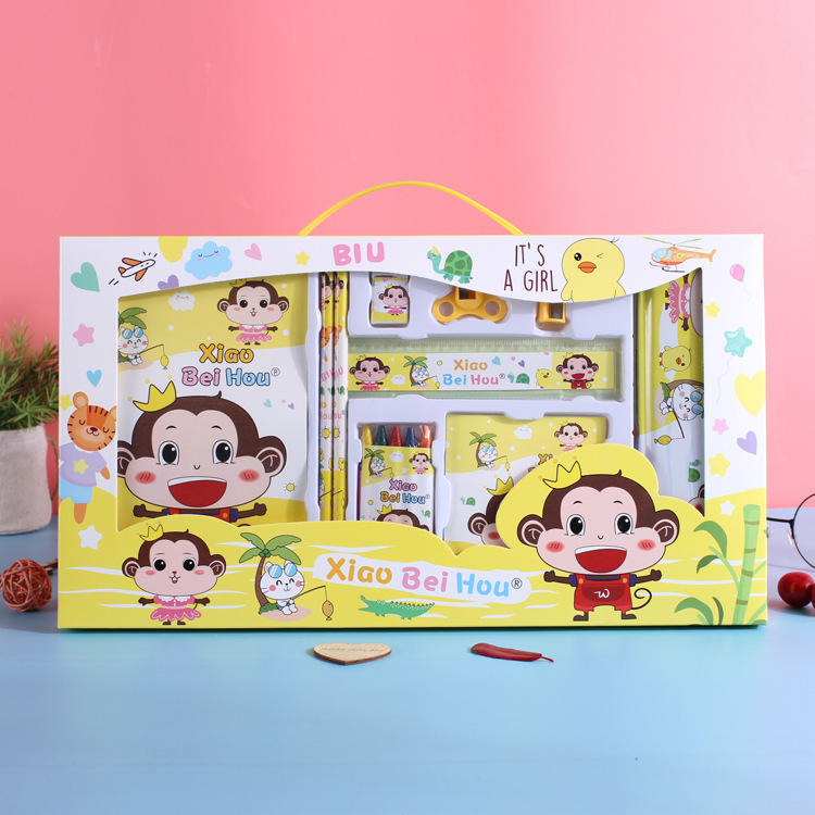 Soododo 2025 Eco-Friendly Cute Stationery Set Creative Kids Pencil Gift for School and Office