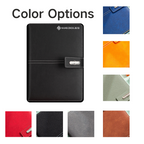 Custom Logo Leather Notebook Stainless Steel Tumbler USB Premium Corporate Gift Set