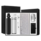 Wholesale Customized Business Gift Sets Leather Notebook Pen Vacuum Cup Mouse Keyboard Umbrellas Corporate Gift Guests Presents