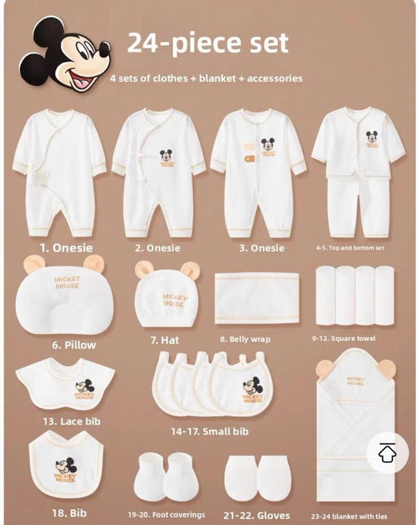 Newborn Baby A-Grade All-Cotton Four-Season Clothing Gift Box Set Pure Cotton Newborn Baby Supplies Full-Month Gift