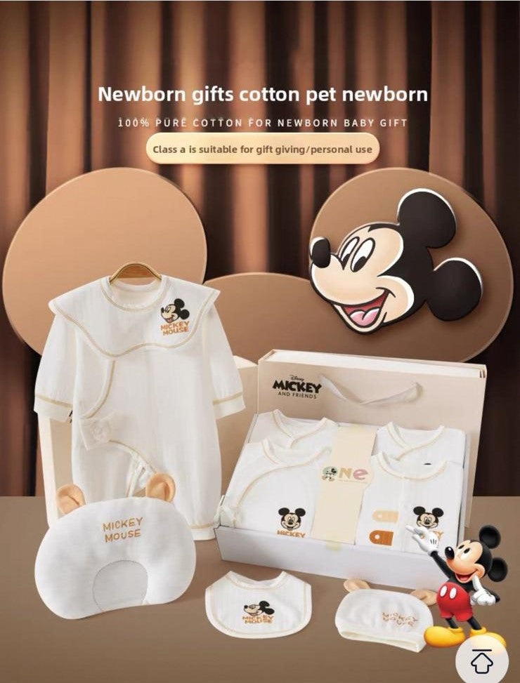 Newborn Baby A-Grade All-Cotton Four-Season Clothing Gift Box Set Pure Cotton Newborn Baby Supplies Full-Month Gift